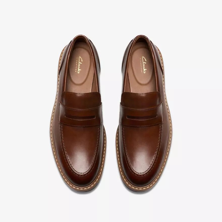 Ανδρικά δερμάτινα Loafers Aldwin Step Mid σε χρώμα Tan Ανδρικά δερμάτινα Loafers Aldwin Step Mid σε χρώμα Tan