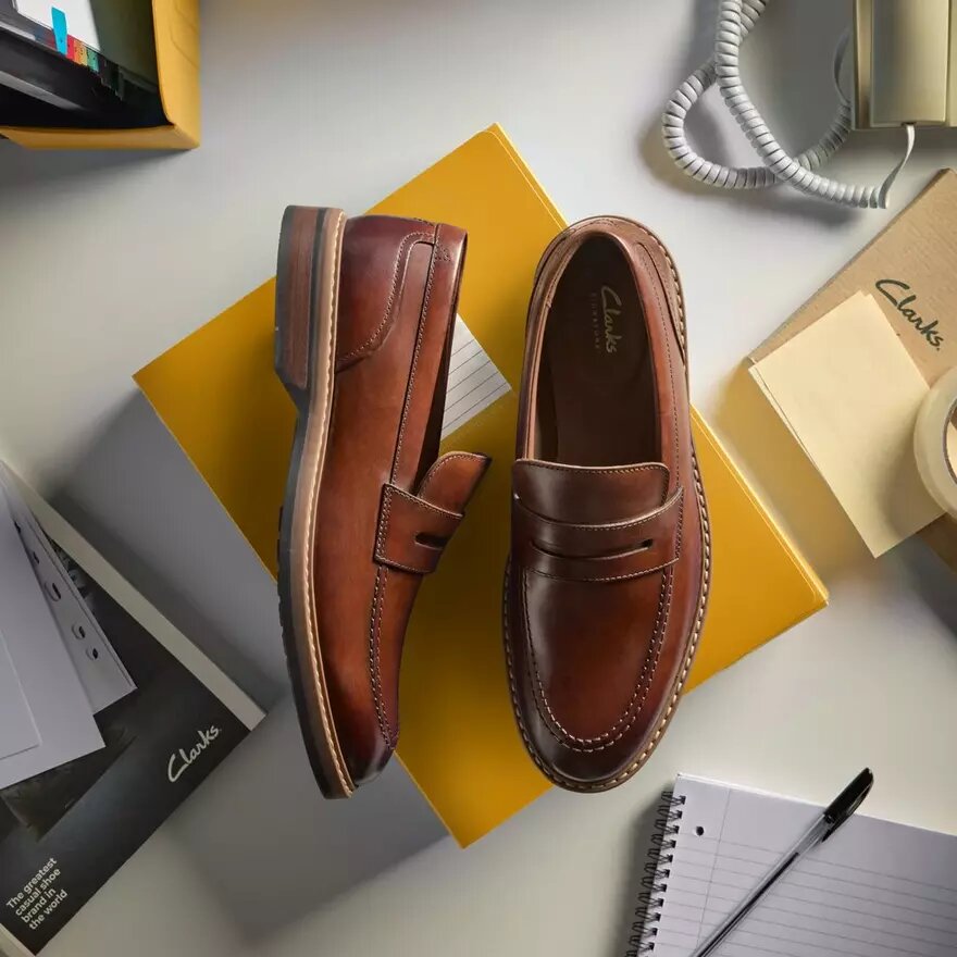 Ανδρικά δερμάτινα Loafers Aldwin Step Mid σε χρώμα Tan Ανδρικά δερμάτινα Loafers Aldwin Step Mid σε χρώμα Tan