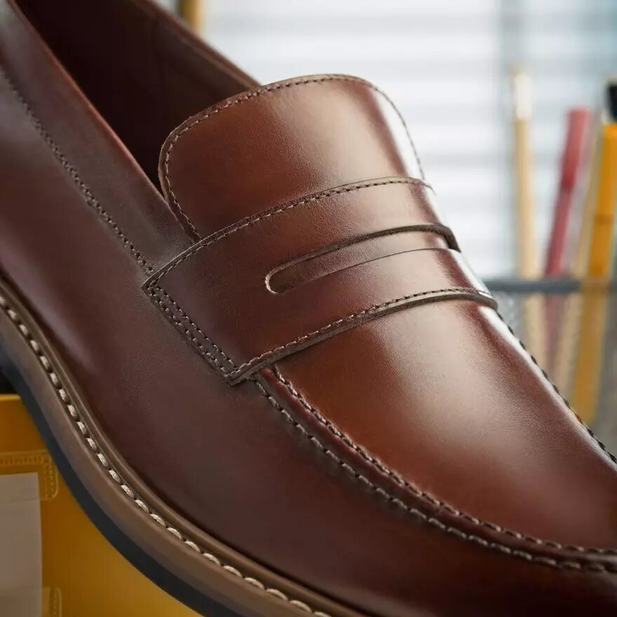 Ανδρικά δερμάτινα Loafers Aldwin Step Mid σε χρώμα Tan Ανδρικά δερμάτινα Loafers Aldwin Step Mid σε χρώμα Tan