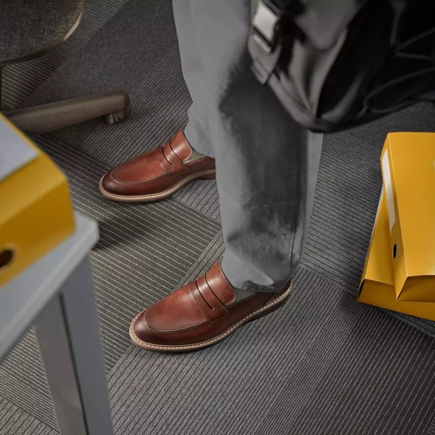 Ανδρικά δερμάτινα Loafers Aldwin Step Mid σε χρώμα Tan Ανδρικά δερμάτινα Loafers Aldwin Step Mid σε χρώμα Tan