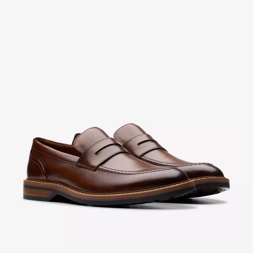Ανδρικά δερμάτινα Loafers Aldwin Step Mid σε χρώμα Tan Ανδρικά δερμάτινα Loafers Aldwin Step Mid σε χρώμα Tan