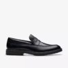 Ανδρικά δερμάτινα Loafers Aldwin Step σε μαύρο χρώμα Ανδρικά δερμάτινα Loafers Aldwin Step σε μαύρο χρώμα