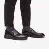 Ανδρικά δερμάτινα Loafers Aldwin Step σε μαύρο χρώμα Ανδρικά δερμάτινα Loafers Aldwin Step σε μαύρο χρώμα
