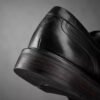 Ανδρικά δερμάτινα Loafers Aldwin Step σε μαύρο χρώμα Ανδρικά δερμάτινα Loafers Aldwin Step σε μαύρο χρώμα