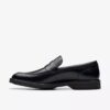 Ανδρικά δερμάτινα Loafers Aldwin Step σε μαύρο χρώμα Ανδρικά δερμάτινα Loafers Aldwin Step σε μαύρο χρώμα