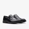 Ανδρικά δερμάτινα Loafers Aldwin Step σε μαύρο χρώμα Ανδρικά δερμάτινα Loafers Aldwin Step σε μαύρο χρώμα