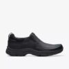 Ανδρικά δερμάτινα Loafers Walpath Step σε μαύρο χρώμα Ανδρικά δερμάτινα Loafers Walpath Step σε μαύρο χρώμα