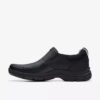 Ανδρικά δερμάτινα Loafers Walpath Step σε μαύρο χρώμα Ανδρικά δερμάτινα Loafers Walpath Step σε μαύρο χρώμα