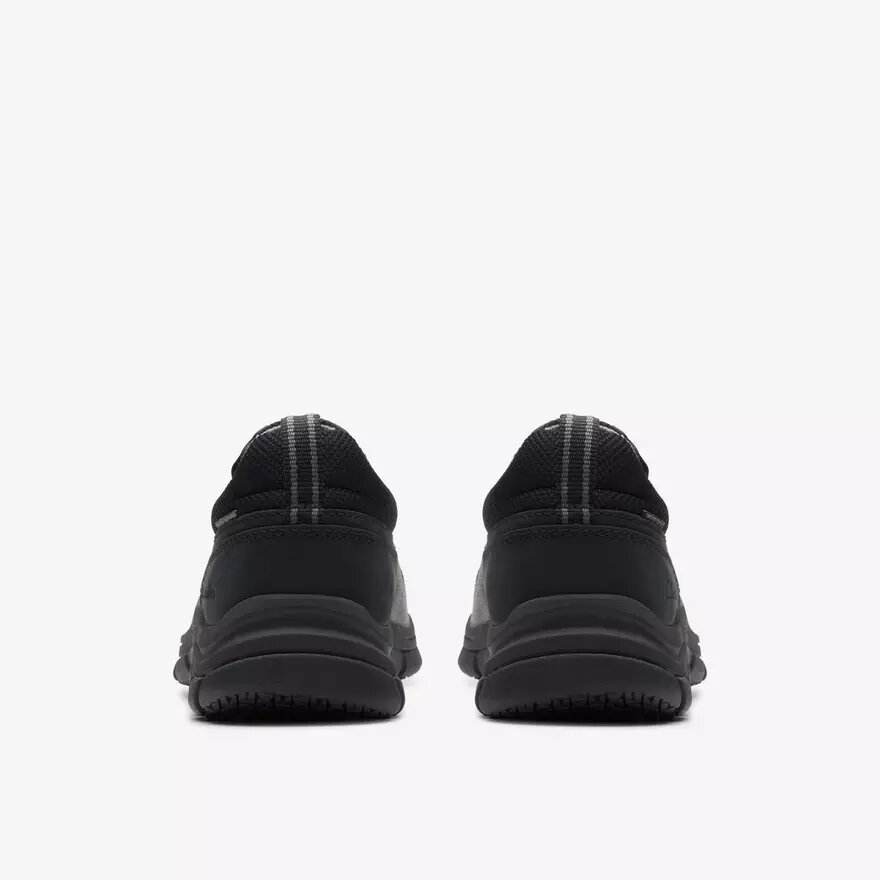 Ανδρικά δερμάτινα Loafers Walpath Step σε μαύρο χρώμα Ανδρικά δερμάτινα Loafers Walpath Step σε μαύρο χρώμα