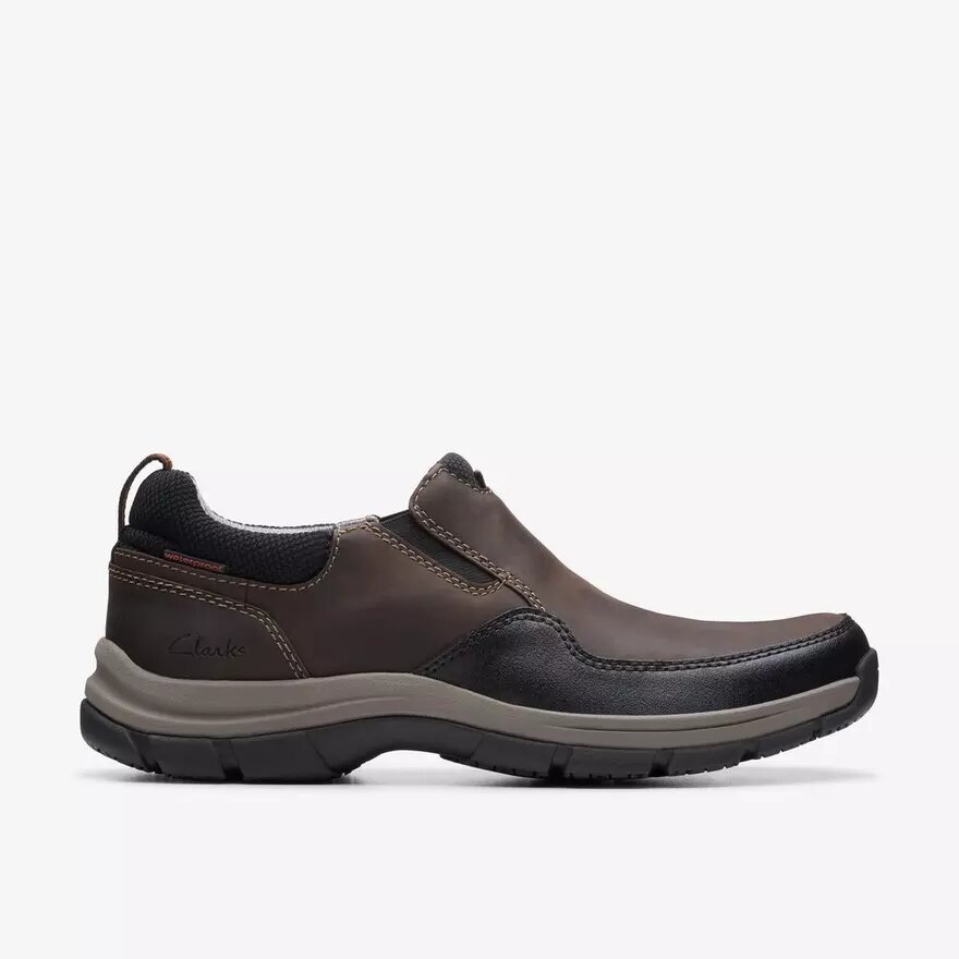Ανδρικά δερμάτινα Loafers Walpath Step σε σκούρο καφέ χρώμα Ανδρικά δερμάτινα Loafers Walpath Step σε σκούρο καφέ χρώμα