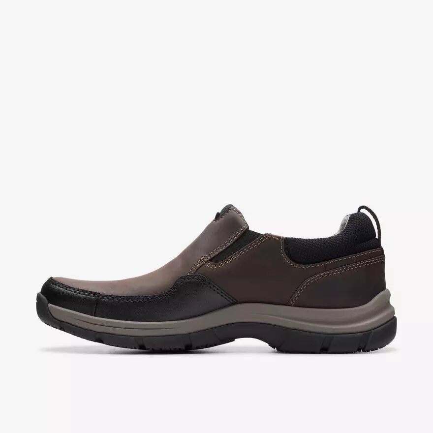 Ανδρικά δερμάτινα Loafers Walpath Step σε σκούρο καφέ χρώμα Ανδρικά δερμάτινα Loafers Walpath Step σε σκούρο καφέ χρώμα
