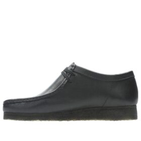 Ανδρικά δερμάτινα παπούτσια Wallabee™ σε μαύρο χρώμα Ανδρικά δερμάτινα παπούτσια Wallabee™ σε μαύρο χρώμα