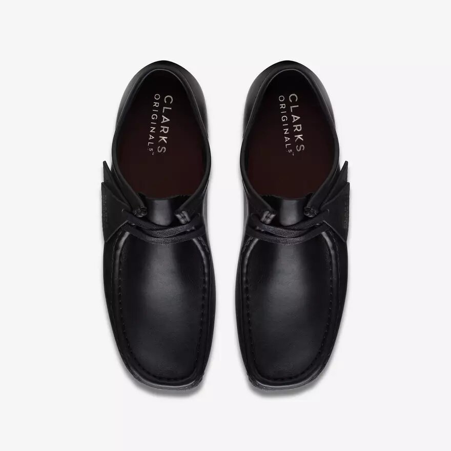 Ανδρικά δερμάτινα παπούτσια Wallabee™ σε μαύρο χρώμα Ανδρικά δερμάτινα παπούτσια Wallabee™ σε μαύρο χρώμα