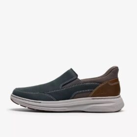 Ανδρικά δερμάτινα Slip-ons Craftwell Step Navy χωρίς κορδόνια Ανδρικά δερμάτινα Slip-ons Craftwell Step Navy χωρίς κορδόνια