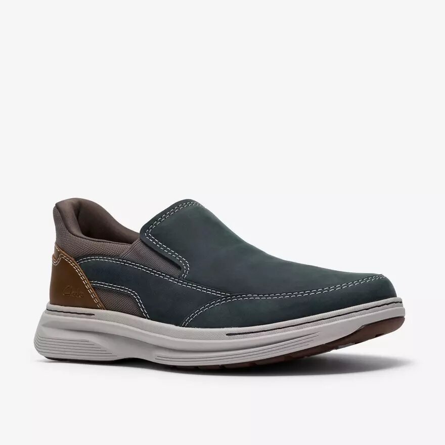 Ανδρικά δερμάτινα Slip-ons Craftwell Step Navy χωρίς κορδόνια Ανδρικά δερμάτινα Slip-ons Craftwell Step Navy χωρίς κορδόνια