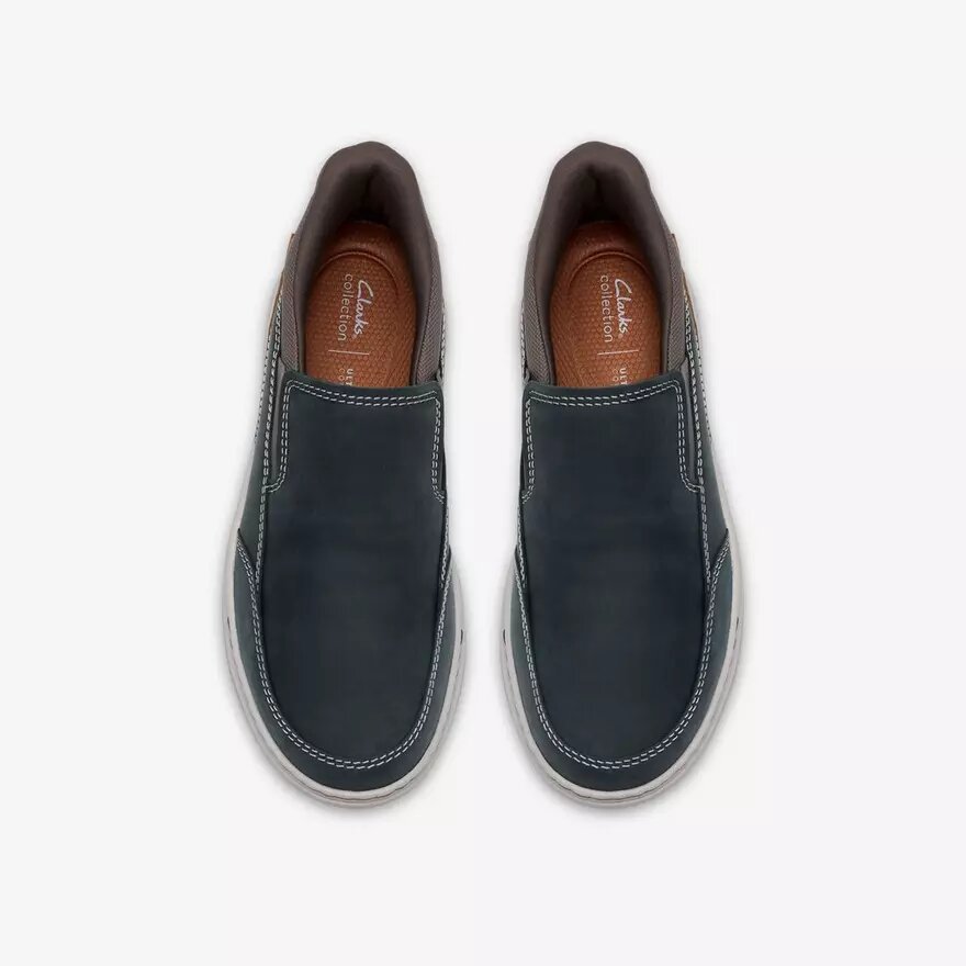 Ανδρικά δερμάτινα Slip-ons Craftwell Step Navy χωρίς κορδόνια Ανδρικά δερμάτινα Slip-ons Craftwell Step Navy χωρίς κορδόνια