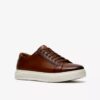 Ανδρικά δερμάτινα Sneakers Goswell Tie σε χρώμα μπεζ