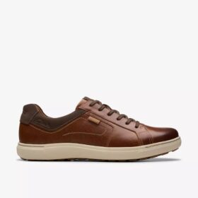 Ανδρικά δερμάτινα Sneakers Mapstone Lace σε χρώμα μπεζ