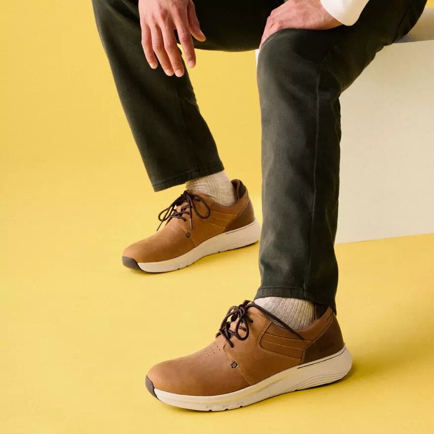 Ανδρικά δερμάτινα Sneakers Motion Trek Pt σε σκούρο καφέ χρώμα Ανδρικά δερμάτινα Sneakers Motion Trek Pt σε σκούρο καφέ χρώμα