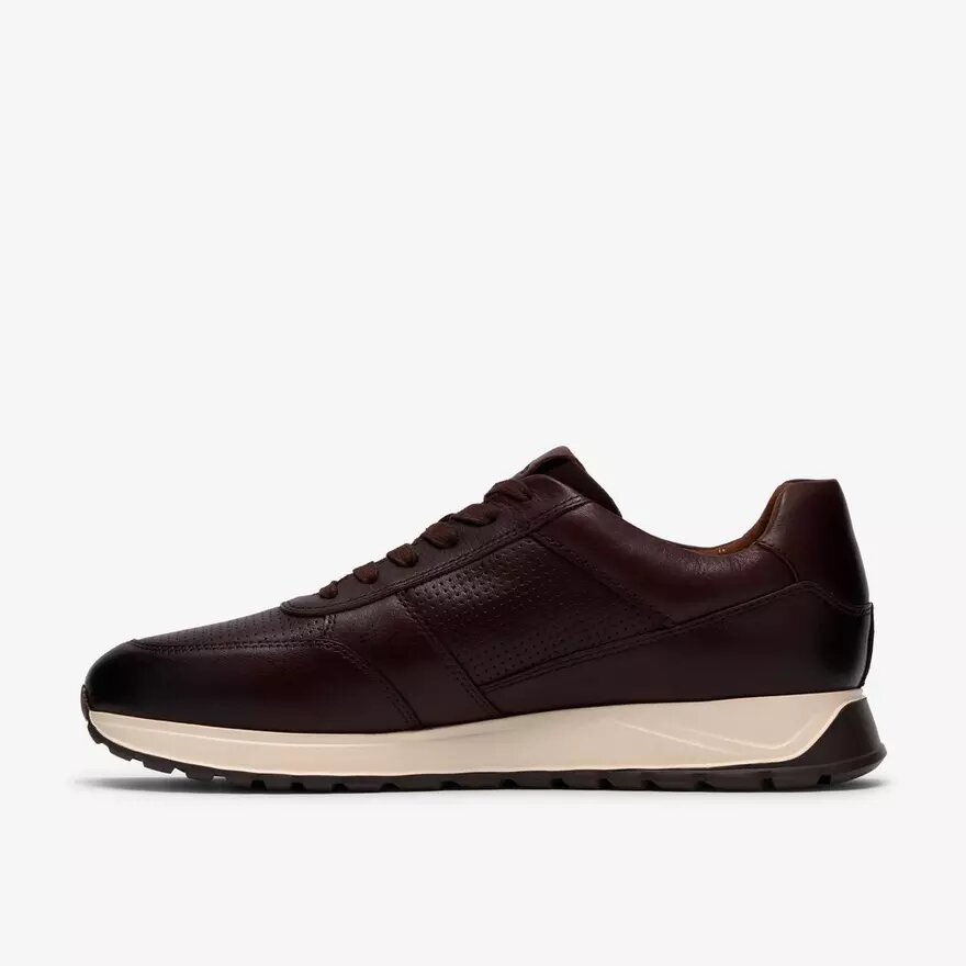 Ανδρικά δερμάτινα Sneakers Radwell Tie σε καφέ χρώμα Ανδρικά δερμάτινα Sneakers Radwell Tie σε καφέ χρώμα