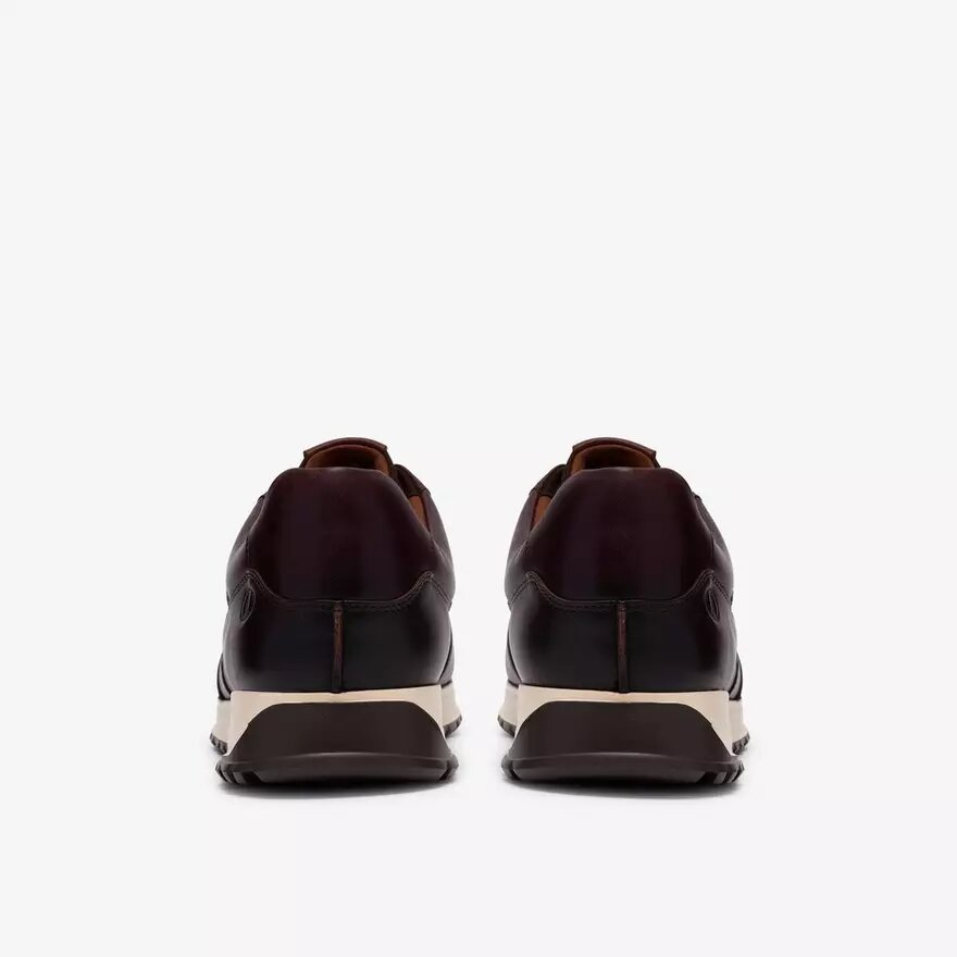 Ανδρικά δερμάτινα Sneakers Radwell Tie σε καφέ χρώμα Ανδρικά δερμάτινα Sneakers Radwell Tie σε καφέ χρώμα