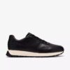 Ανδρικά δερμάτινα Sneakers Radwell Tie σε μαύρο χρώμα Ανδρικά δερμάτινα Sneakers Radwell Tie σε μαύρο χρώμα