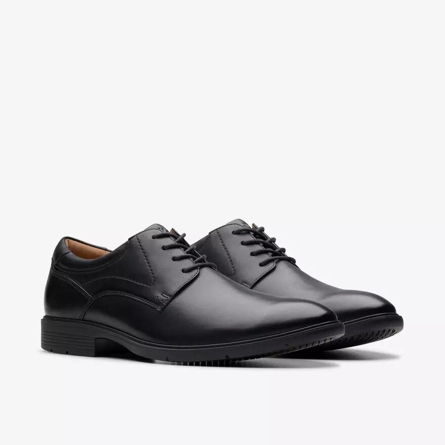 Ανδρικά Eldredge Plain Black Leather Oxford Παπούτσια | Clark’s Ανδρικά Eldredge Plain Black Leather Oxford Παπούτσια | Clark’s