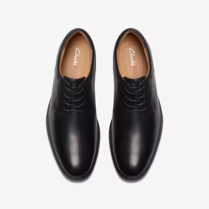 Ανδρικά Eldredge Plain Black Leather Oxford Παπούτσια | Clark’s Ανδρικά Eldredge Plain Black Leather Oxford Παπούτσια | Clark’s
