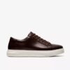 Ανδρικά καφέ δερμάτινα Sneakers Goswell Tie Ανδρικά καφέ δερμάτινα Sneakers Goswell Tie