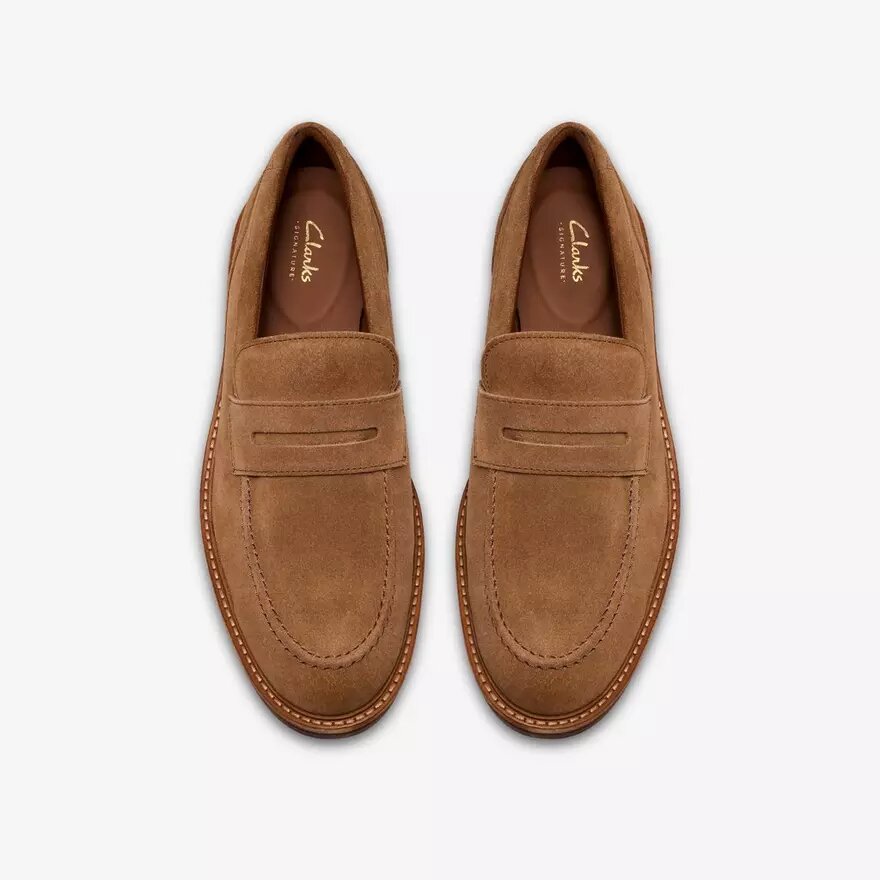 Ανδρικά Loafers Aldwin Step από σουέτ σε χρώμα μπεζ Ανδρικά Loafers Aldwin Step από σουέτ σε χρώμα μπεζ