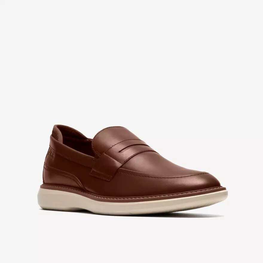 Ανδρικά Loafers Brantin από δέρμα σε χρώμα μπεζ Ανδρικά Loafers Brantin από δέρμα σε χρώμα μπεζ