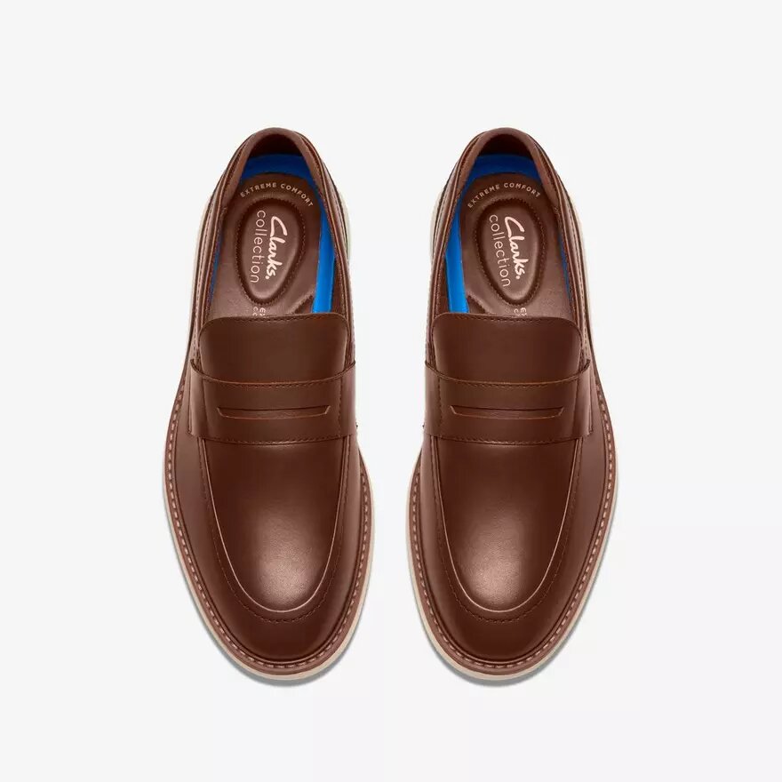 Ανδρικά Loafers Brantin από δέρμα σε χρώμα μπεζ Ανδρικά Loafers Brantin από δέρμα σε χρώμα μπεζ