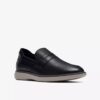 Ανδρικά Loafers Brantin από μαύρο δέρμα Ανδρικά Loafers Brantin από μαύρο δέρμα