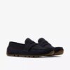 Ανδρικά Loafers Corsley Bar από σουέτ σε χρώμα ναυτικό μπλε Ανδρικά Loafers Corsley Bar από σουέτ σε χρώμα ναυτικό μπλε