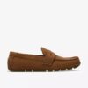 Ανδρικά Loafers Corsley Bar Cola από σουέτ Ανδρικά Loafers Corsley Bar Cola από σουέτ