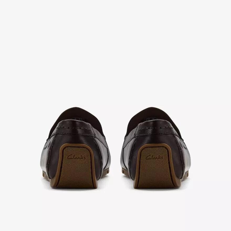 Ανδρικά Loafers Corsley Plain από σκούρο καφέ δέρμα Ανδρικά Loafers Corsley Plain από σκούρο καφέ δέρμα