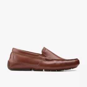 Ανδρικά Loafers οδήγησης Markman Plain από σκούρο καφέ δέρμα