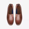 Ανδρικά Loafers οδήγησης Markman Plain από σκούρο καφέ δέρμα Ανδρικά Loafers οδήγησης Markman Plain από σκούρο καφέ δέρμα