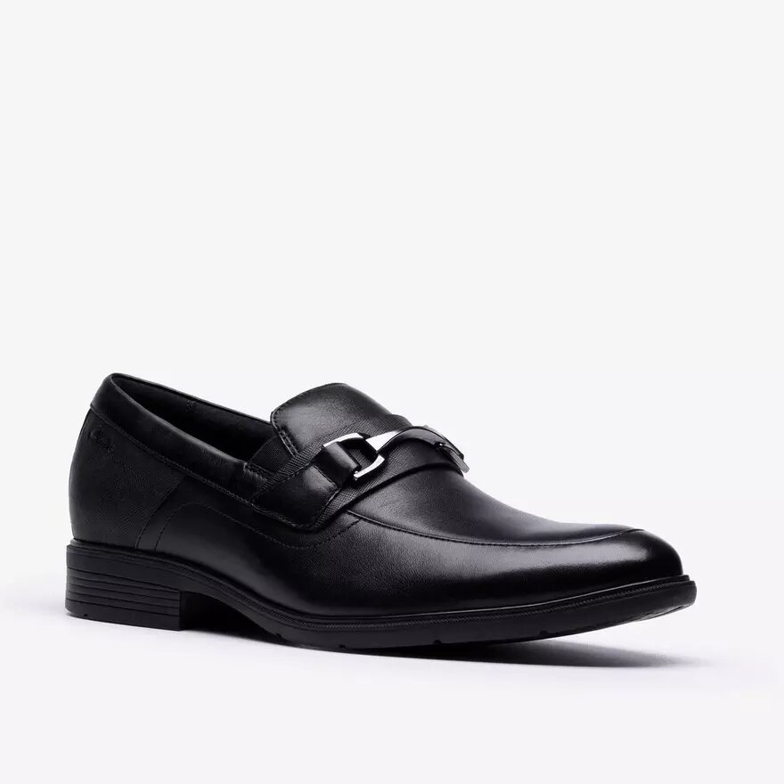 Ανδρικά Loafers Steadwell Bit από μαύρο δέρμα Ανδρικά Loafers Steadwell Bit από μαύρο δέρμα