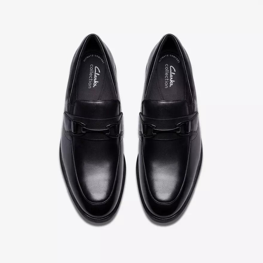 Ανδρικά Loafers Steadwell Bit από μαύρο δέρμα Ανδρικά Loafers Steadwell Bit από μαύρο δέρμα
