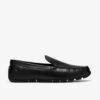 Ανδρικά μαύρα δερμάτινα Loafers Corsley Plain