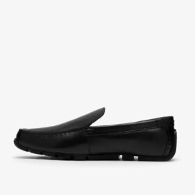 Ανδρικά μαύρα δερμάτινα Loafers Corsley Plain