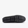 Ανδρικά μαύρα δερμάτινα Loafers Markman Plain