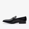 Ανδρικά μαύρα δερμάτινα Loafers Paulton Lo