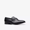 Ανδρικά μαύρα δερμάτινα Loafers Paulton Lo