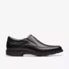 Ανδρικά μαύρα δερμάτινα Loafers Un Kendric Go | Clark’s