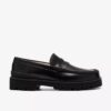 Ανδρικά μαύρα δερμάτινα Loafers Yukoner Penny