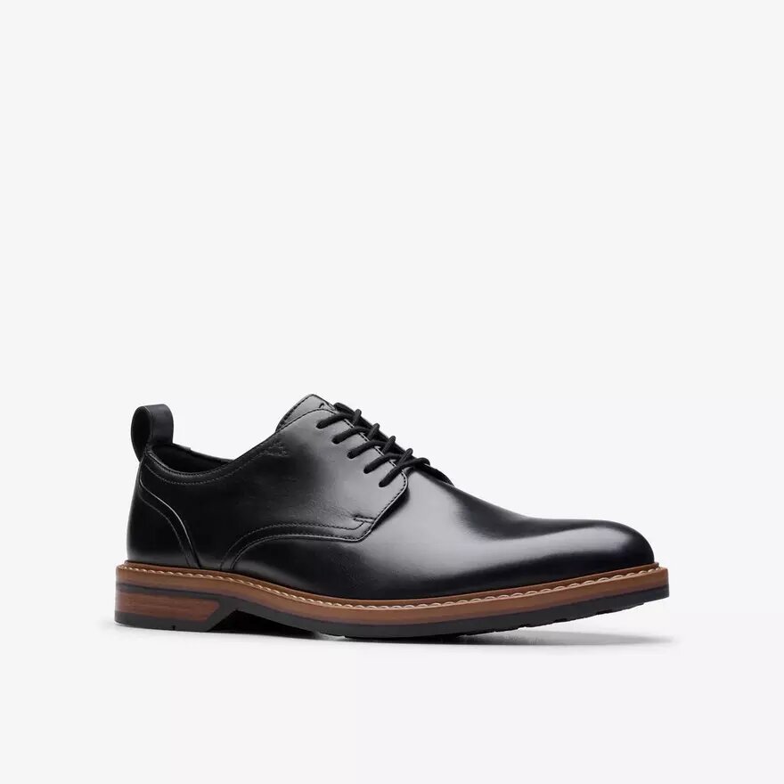 Ανδρικά μαύρα δερμάτινα Oxford Παπούτσια Aldwin Lace Ανδρικά μαύρα δερμάτινα Oxford Παπούτσια Aldwin Lace