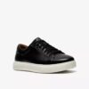 Ανδρικά μαύρα δερμάτινα Sneakers Goswell Tie Ανδρικά μαύρα δερμάτινα Sneakers Goswell Tie