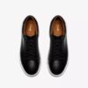 Ανδρικά μαύρα δερμάτινα Sneakers Goswell Tie Ανδρικά μαύρα δερμάτινα Sneakers Goswell Tie